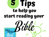 How to Begin to Read Your Bible